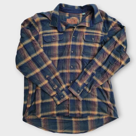 Orvis Flannel Button Down Mens XXL Plaid W/ Front pockets Heavyweight W/ Pockets - Picture 1 of 7
